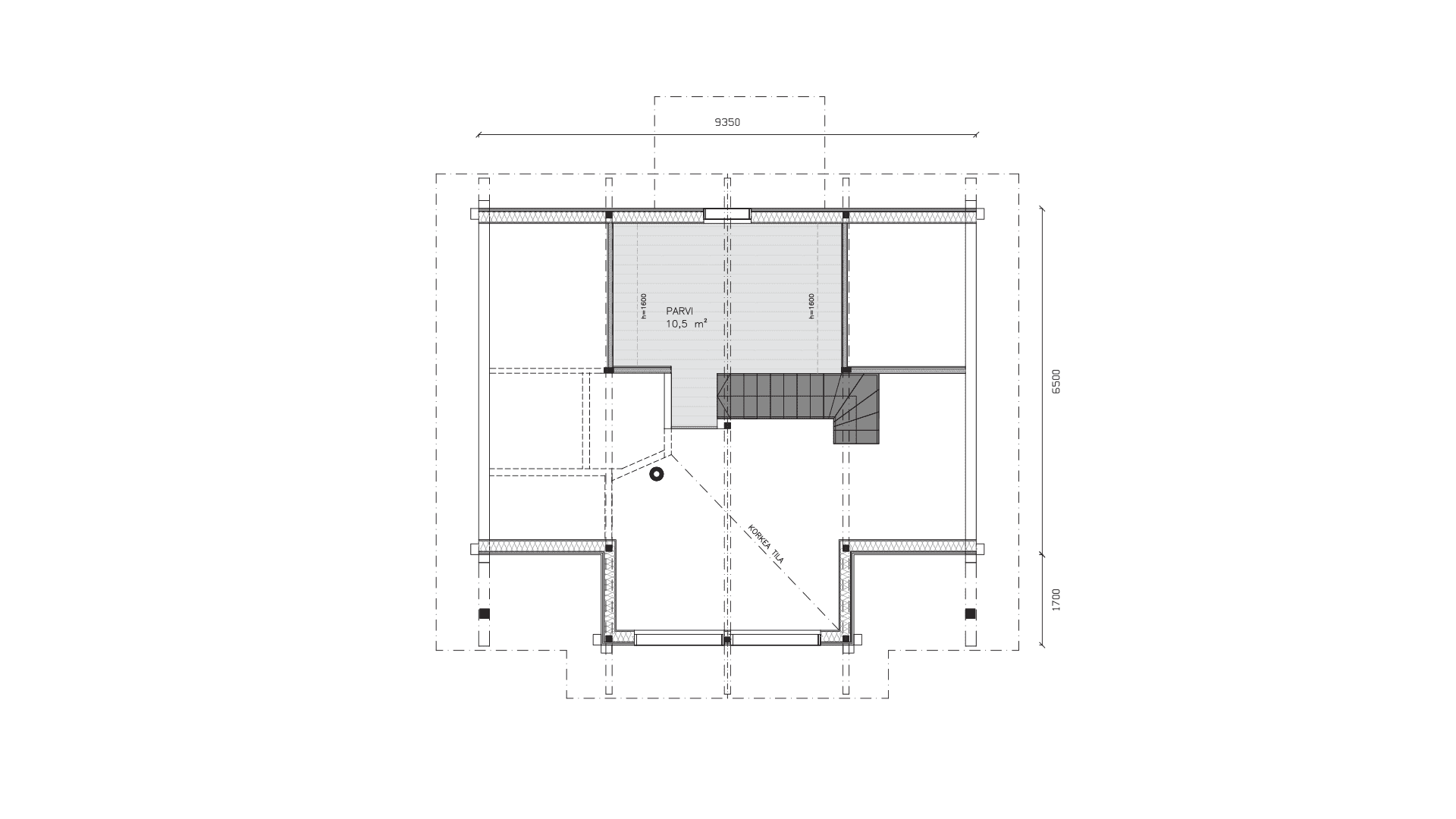 Дом из бруса 9×8 м Дом из бруса 9×8 м