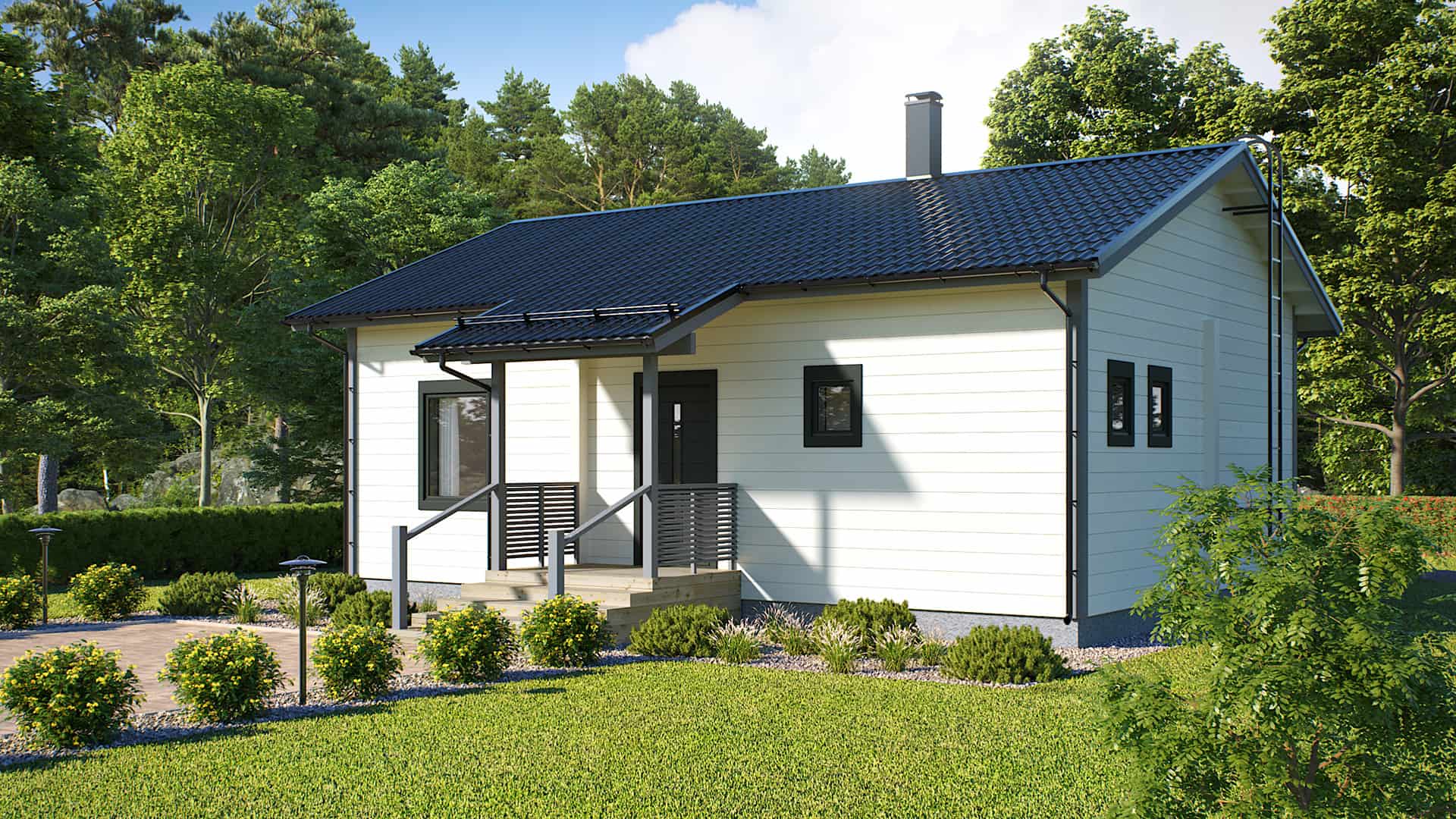Дом из бруса 11×8 м Дом из бруса 11×8 м